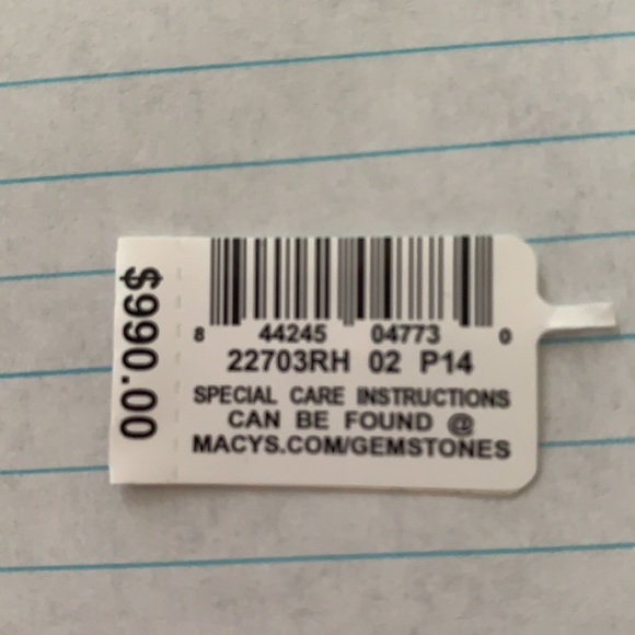 14K rose gold garnet gorgeous earrings - Picture 8 of 8